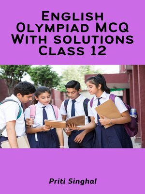 cover image of English Olympiad MCQ With Solutions Class 12